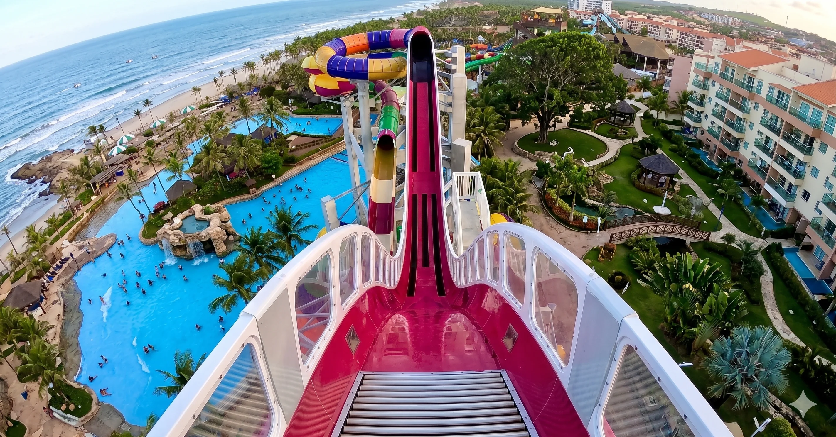 Surreal! Beach Park entra para o Guinness com maior montanha-russa aquática do mundo